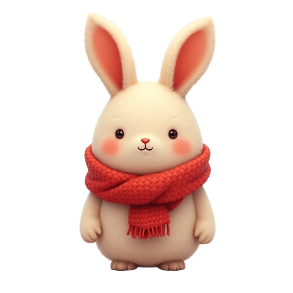 Cute Winter Bunny